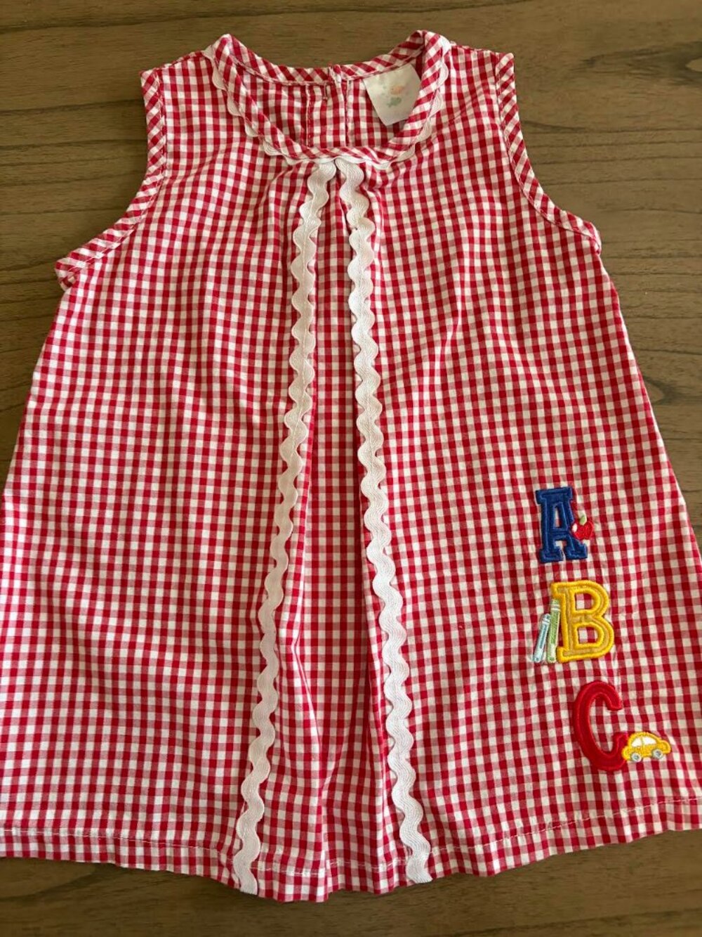 Stitchy Fish Toddler Girls  Dress  24 Mo.